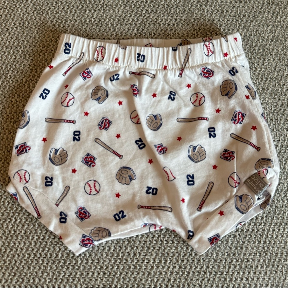 KozyKuttings Baseball Shorties